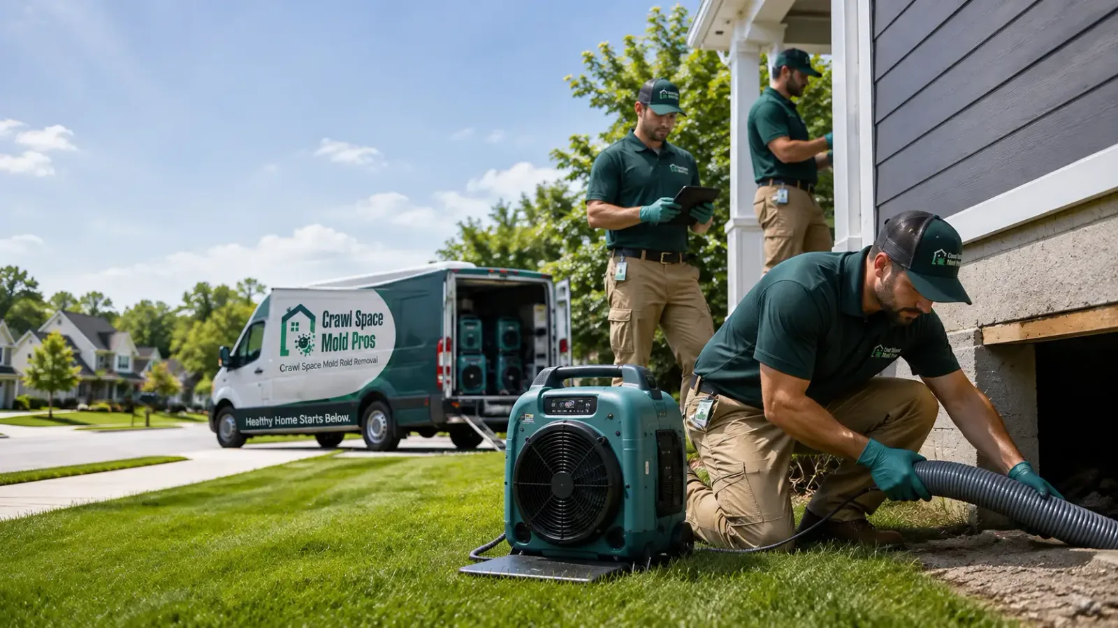 Crawl Space Mold Removal in Barryton, MI